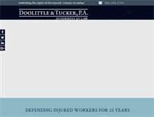 Tablet Screenshot of pauldoolittlelaw.com